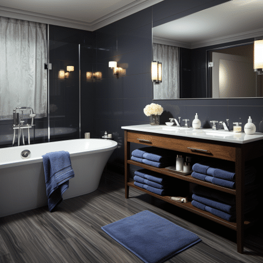 Transform Your Gray Bathroom With the 4 Perfect Towel Colors ...