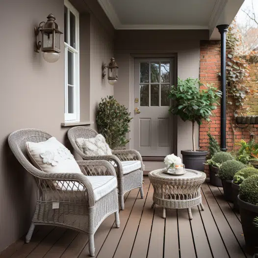Taupe And Red Brick Image