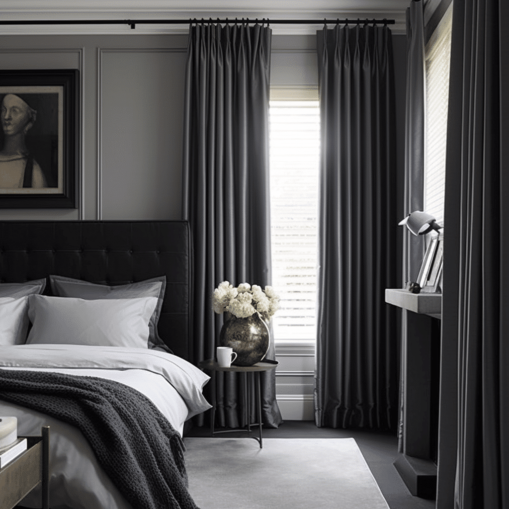 20 Black And Grey Bedroom Ideas Including Small & Master Sizes ...