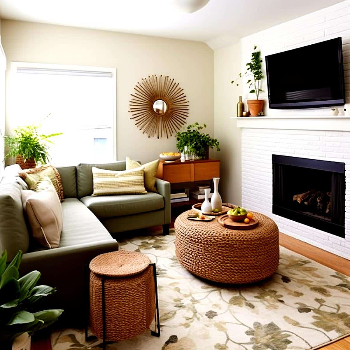 11 Small Living Room Ideas with TV and Fireplace to Cozy Up Your Space ...