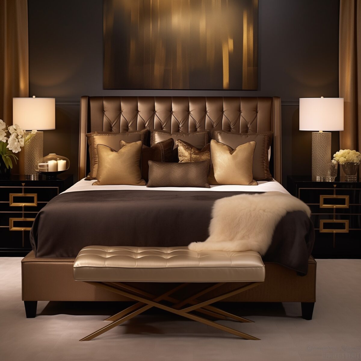 Brown Color Palette For Bedroom