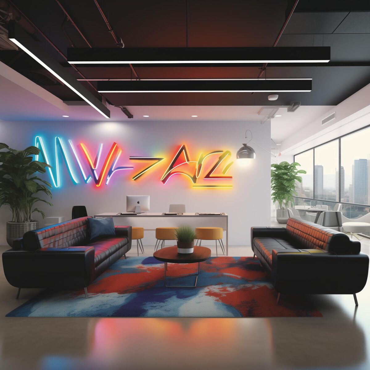 10 Accent Wall Ideas to Brighten Up Your Office - Hearth & Petals