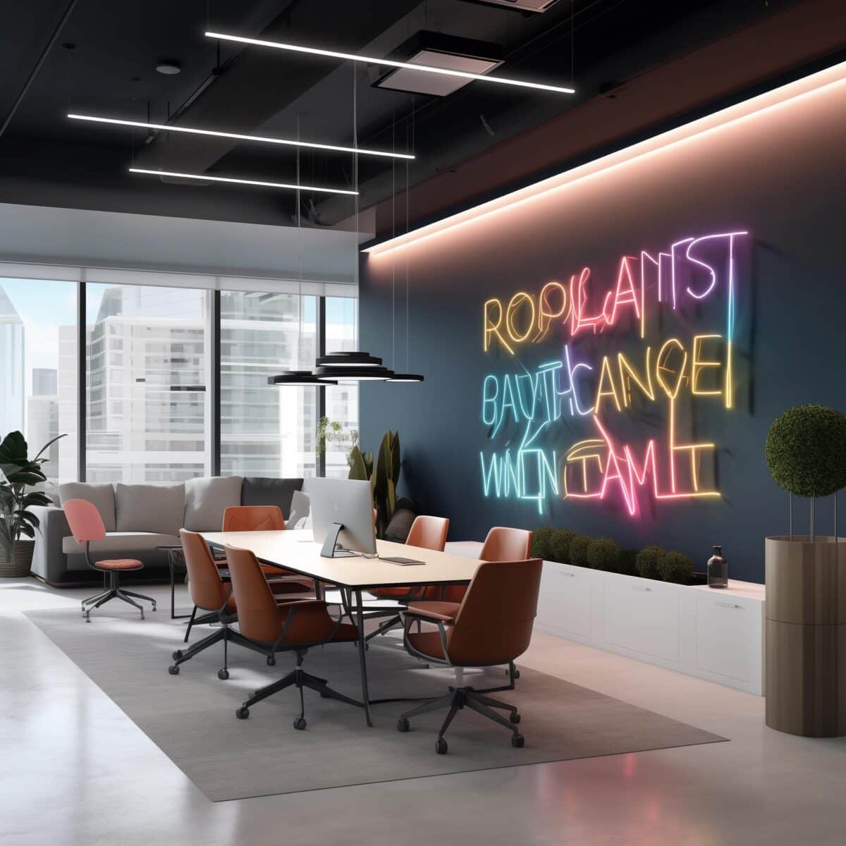 10 Accent Wall Ideas to Brighten Up Your Office - Hearth & Petals