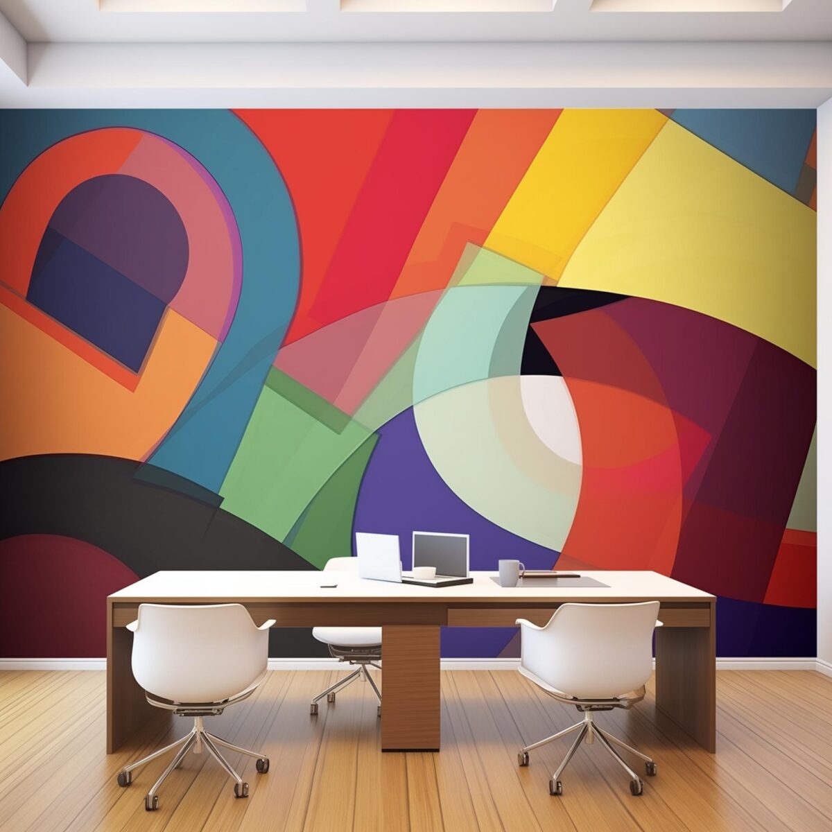 10 Accent Wall Ideas to Brighten Up Your Office - Hearth & Petals