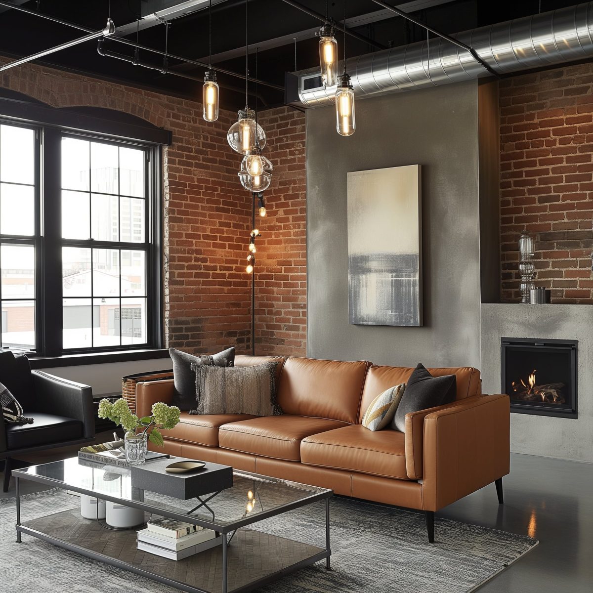 60+ Living Room Ideas Featuring a Cognac Couch - HearthandPetals