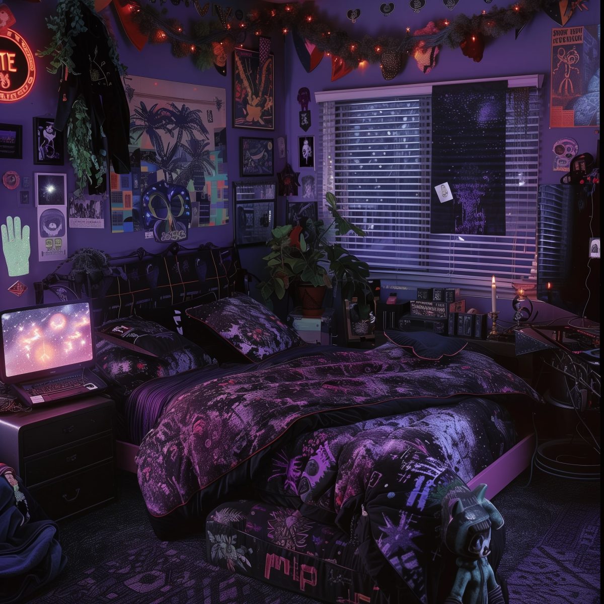 40+ Whimsy Goth Bedroom Ideas to Spark Your Inner 90s Witch - Hearth ...