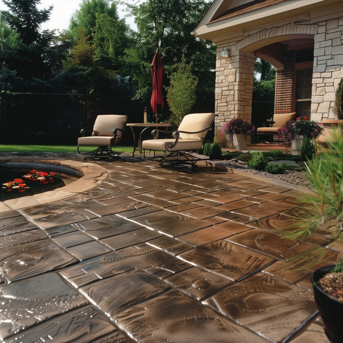 25 Awesome Diy Stamped Concrete Patio Ideas – FOQGCL