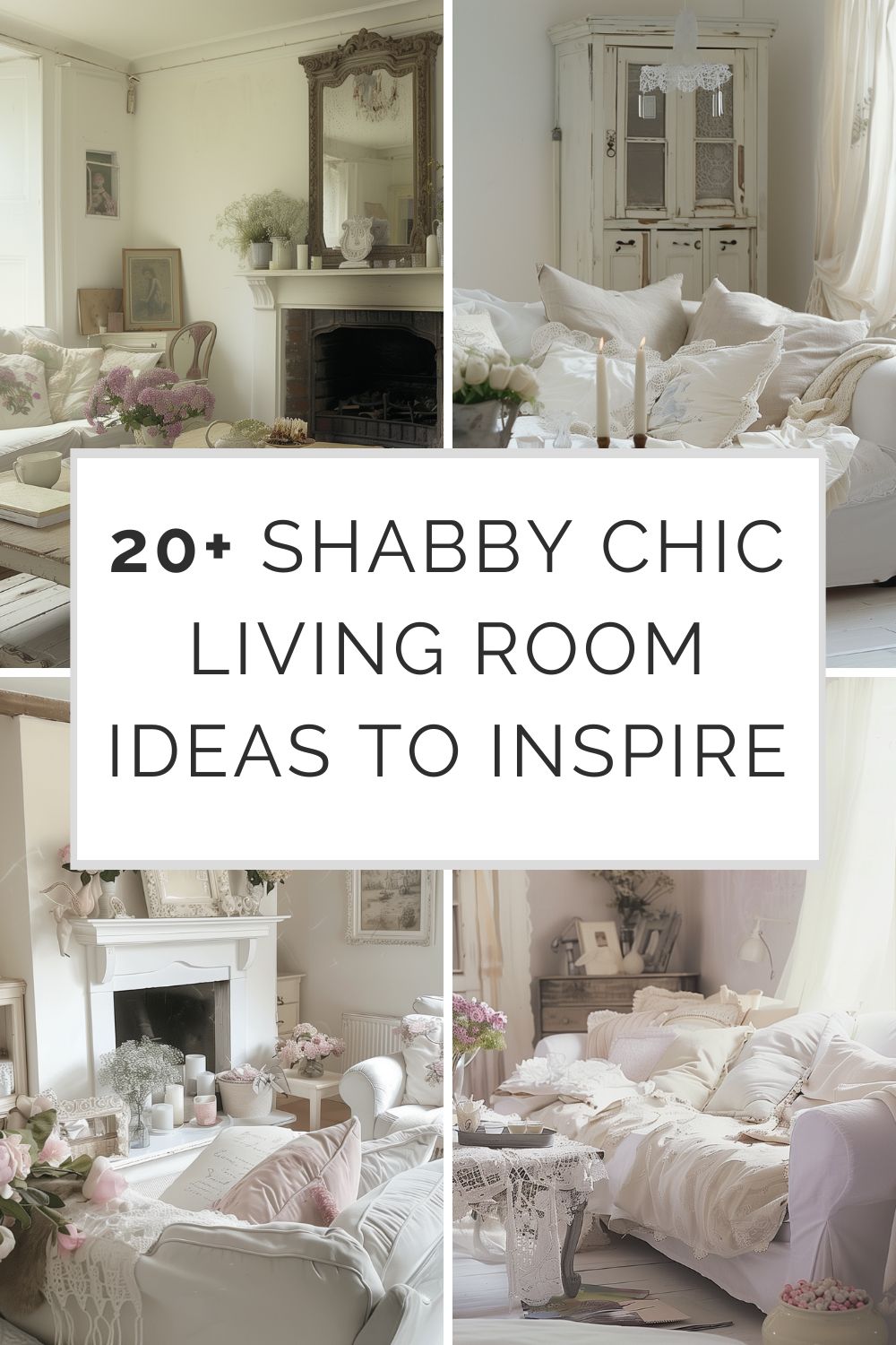 20+ Shabby Chic Living Room Ideas to Inspire - HearthandPetals