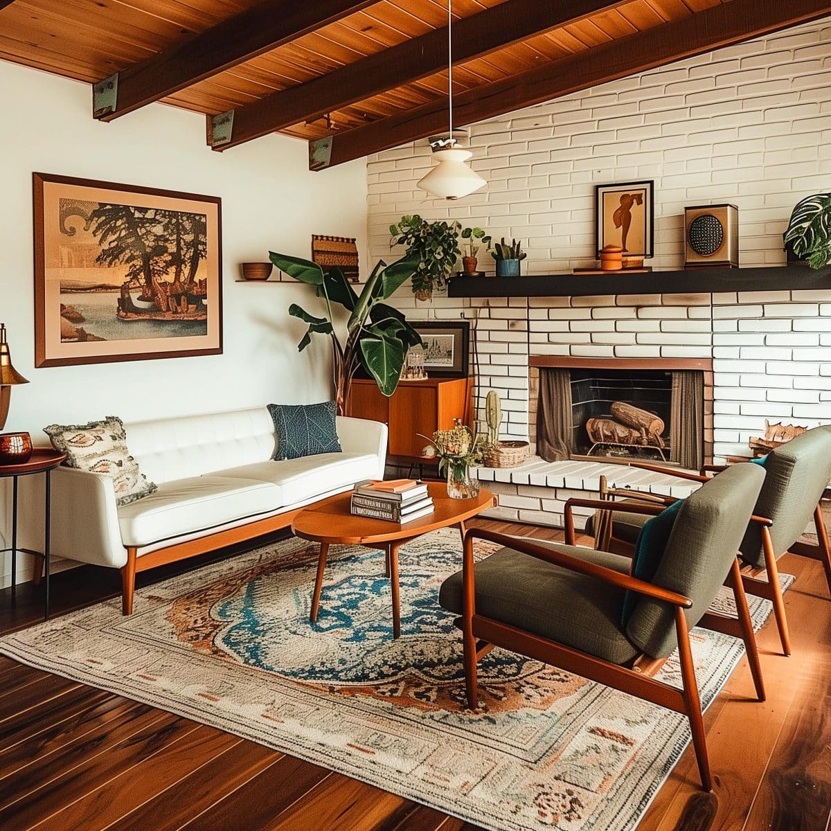 20+ Midcentury Modern Living Room Decor Ideas (Guaranteed to Add Retro ...