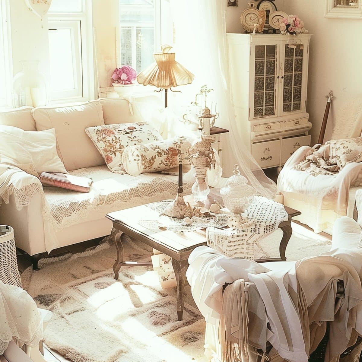 20+ Shabby Chic Living Room Ideas to Inspire - Hearth & Petals