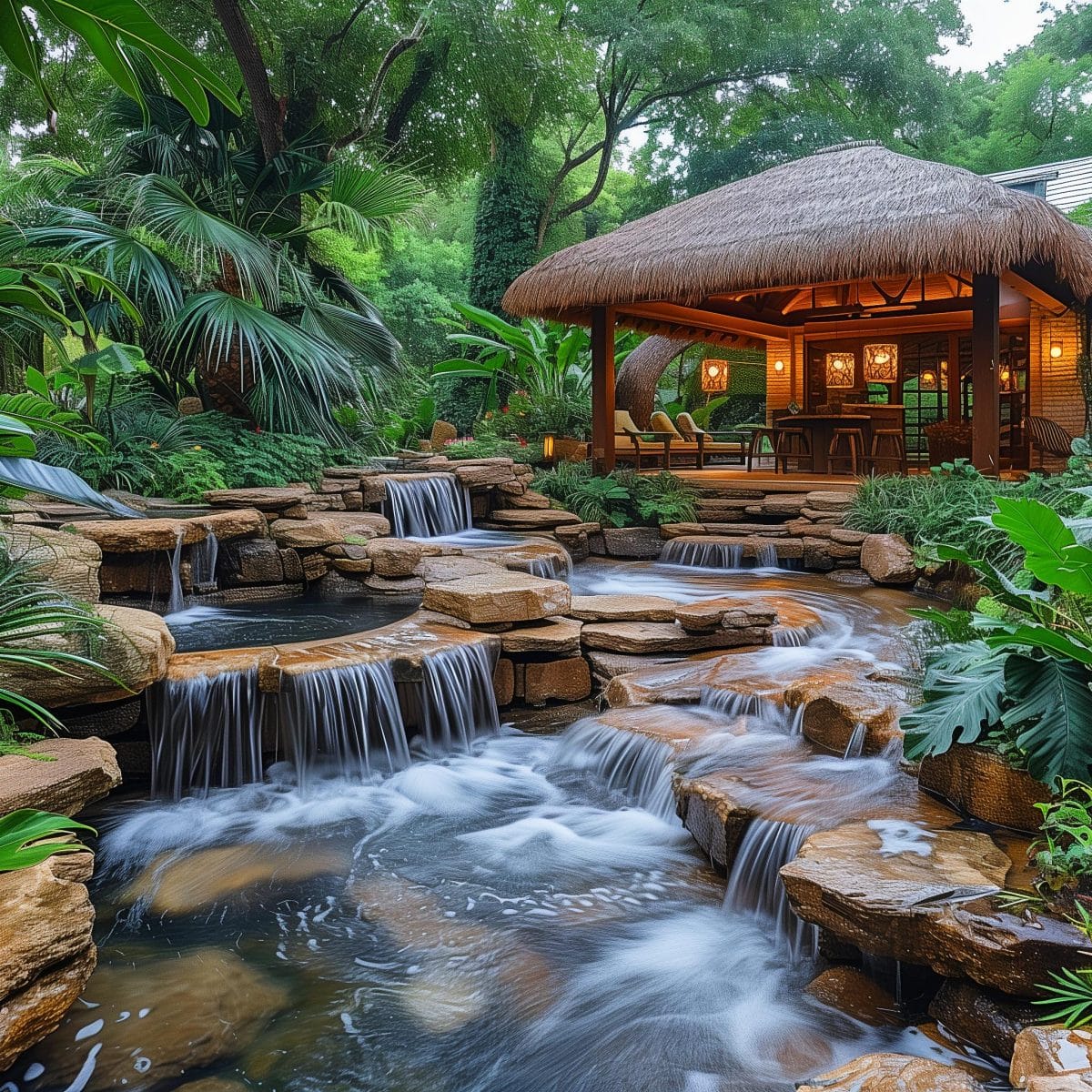 20+ Backyard Tropical Oasis Ideas That'll Make You Forget All About ...