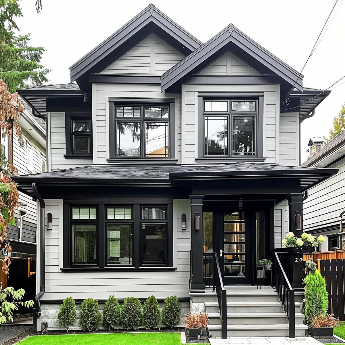20-instagram-worthy-gray-houses-with-black-trim-that-will-make-you