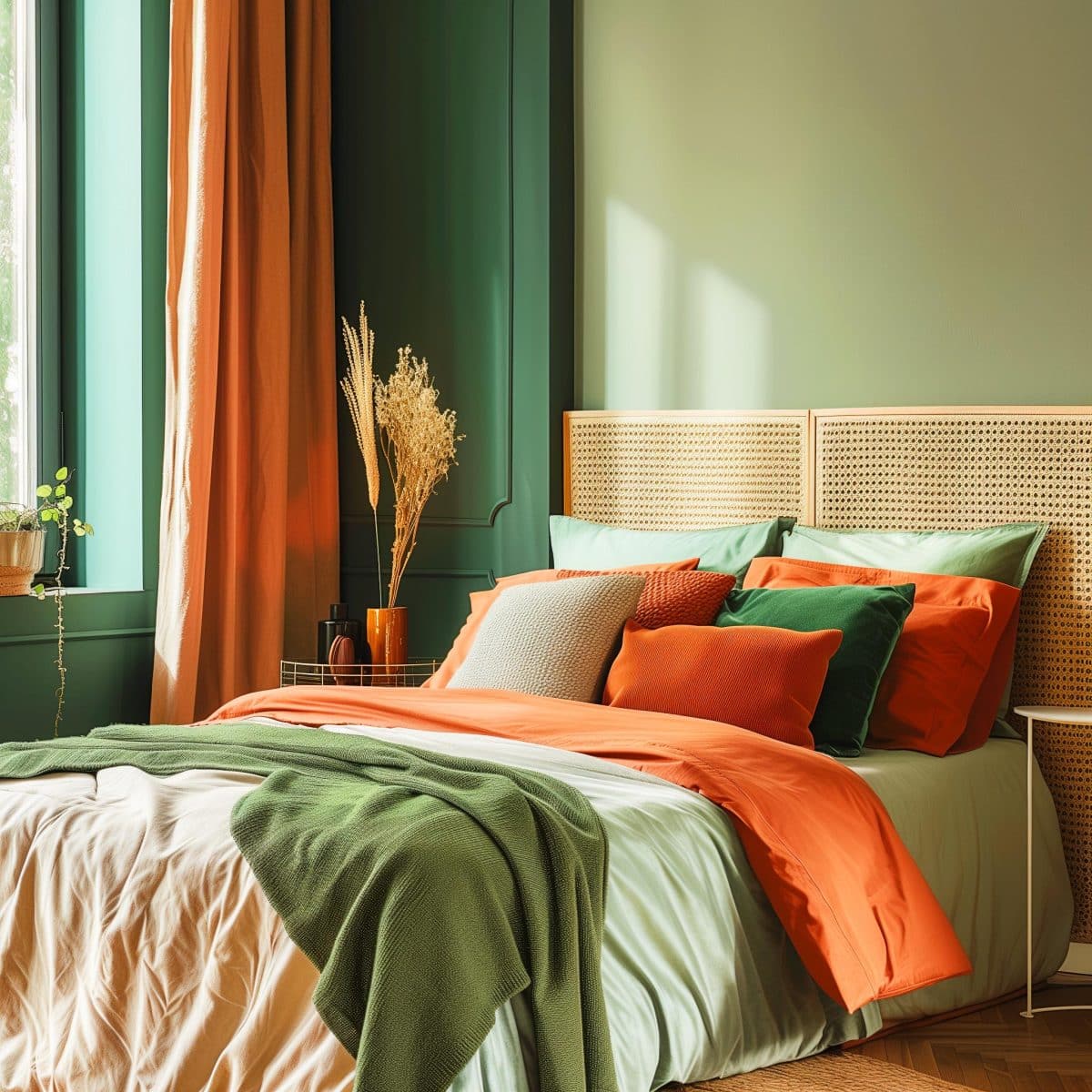 20+ Green & Terracotta Bedrooms So Zen, You'll Start Levitating ...
