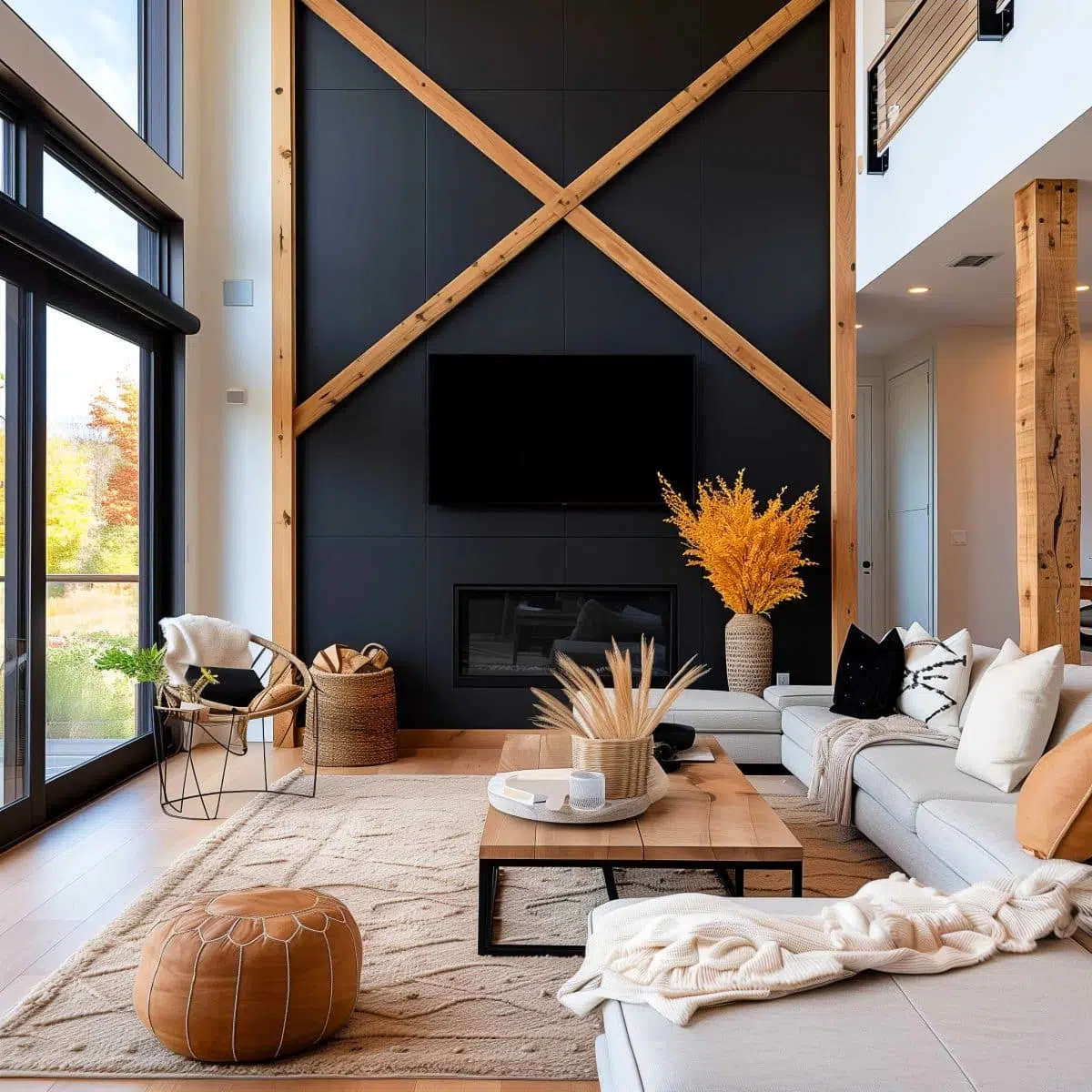 50+ Black Fireplace Walls That Are Smoldering Hot - HearthandPetals