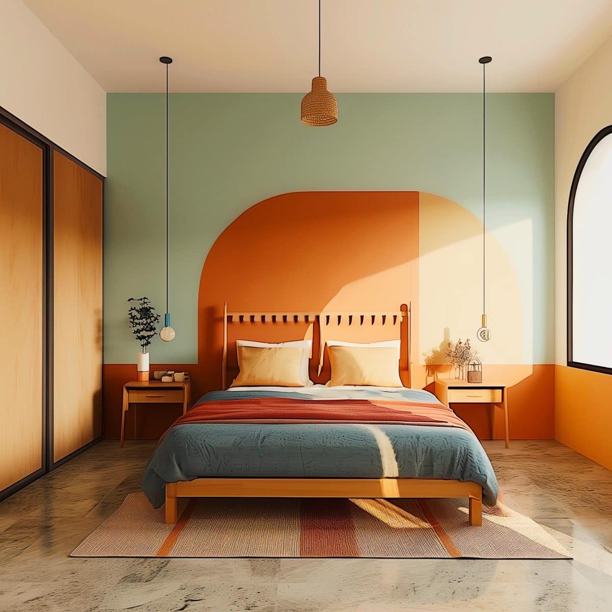 25+ Colorful Minimalist Bedrooms That Prove You Don't Need Stuff to ...