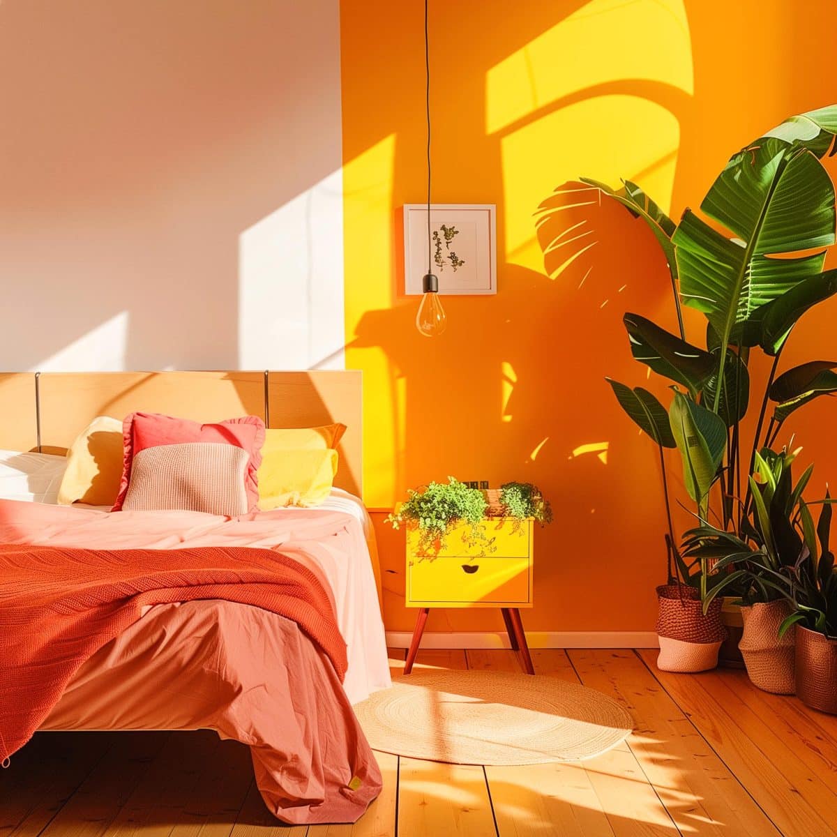 25+ Colorful Minimalist Bedrooms That Prove You Don't Need Stuff to ...