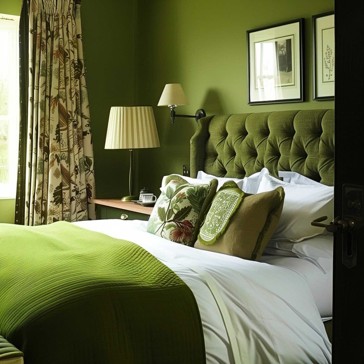 50+ Olive Green Bedroom Ideas That Are Ripe for the Picking ...