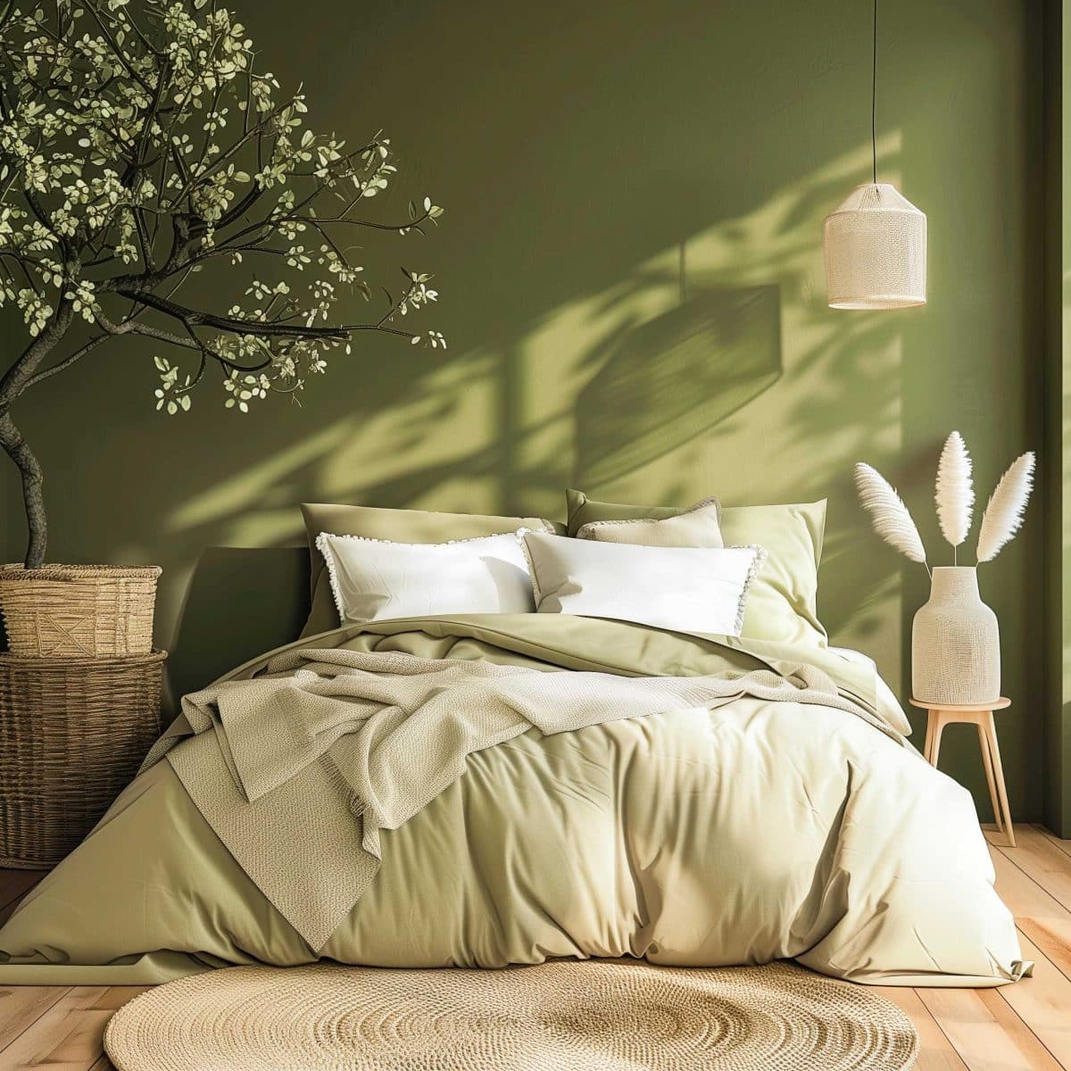 50+ Olive Green Bedroom Ideas That Are Ripe for the Picking ...