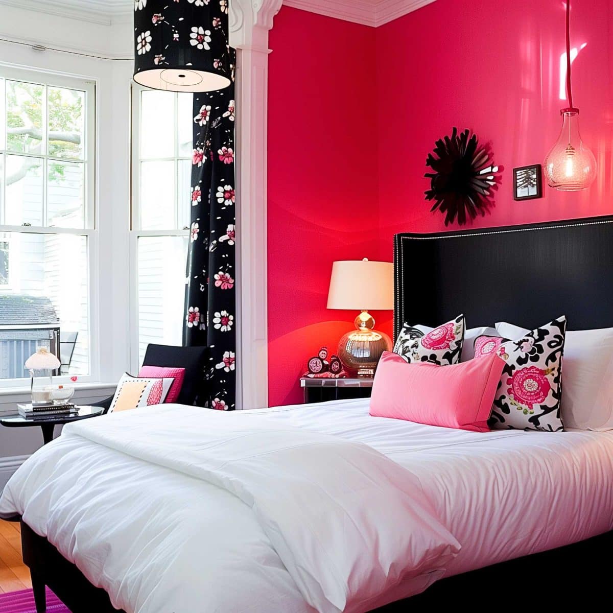 50+ Pink and Black Bedroom Ideas for Women Blending Dollhouses and Dark ...