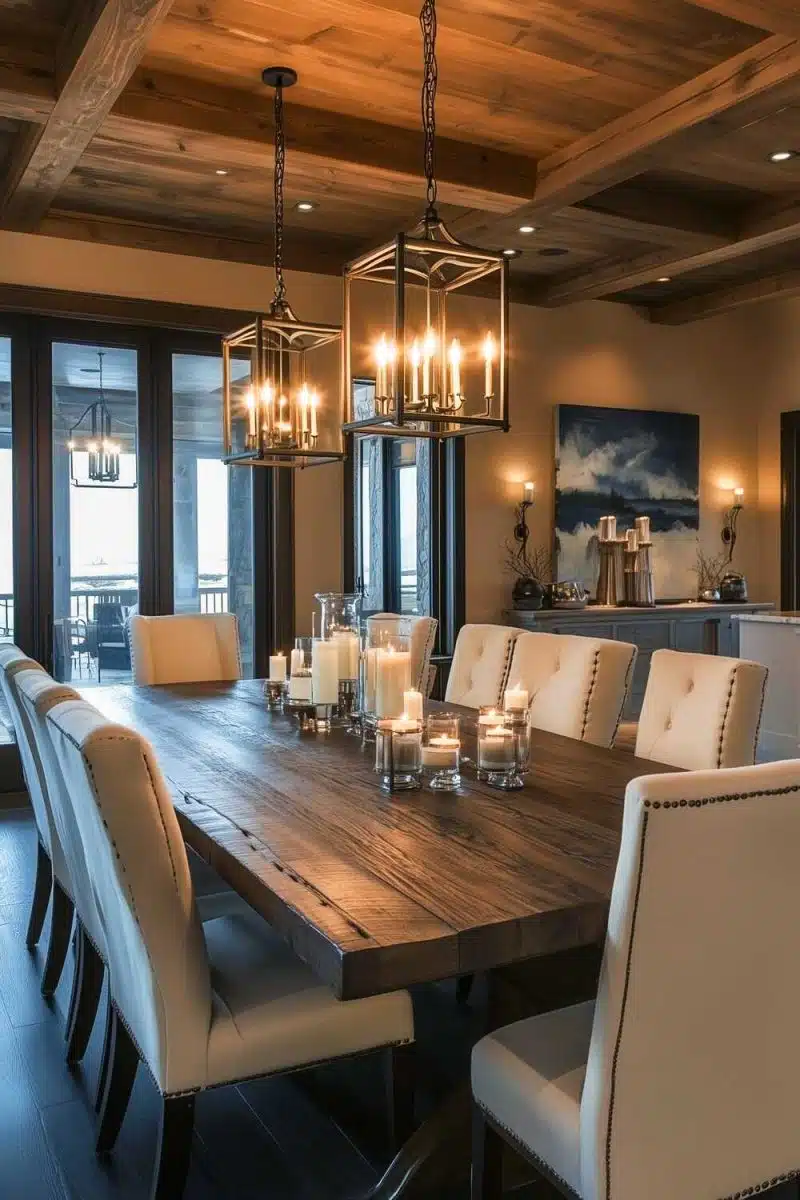 50+ Dining Room Decor Dark Wood Table Inspirations Ebony Eats and ...