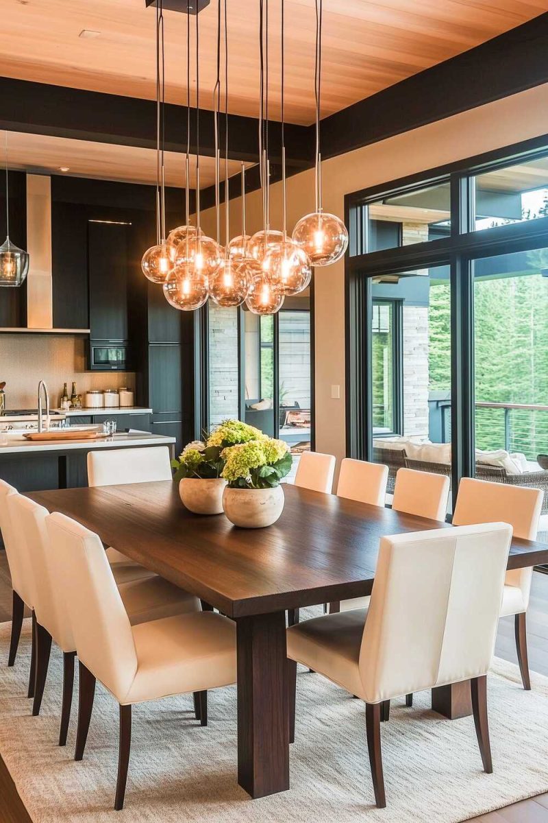 50+ Dining Room Decor Dark Wood Table Inspirations Ebony Eats and ...