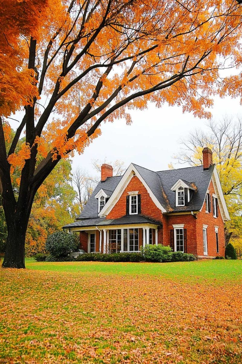 25+ Fall House Exterior Inspirations That Capture Seasonal Magic ...