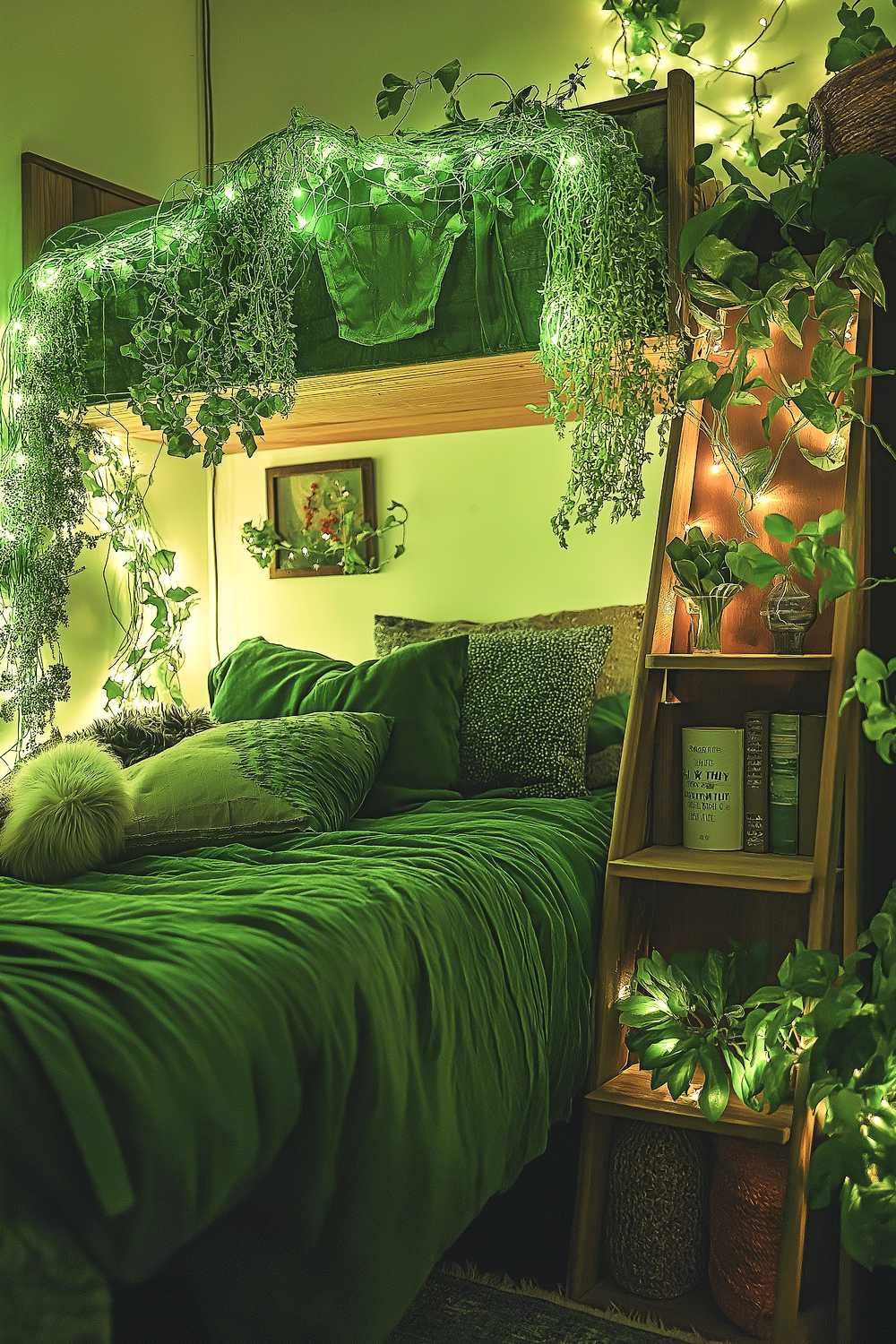 25+ Green Witch Bedroom Aesthetic Inspirations Straight from the Witch ...
