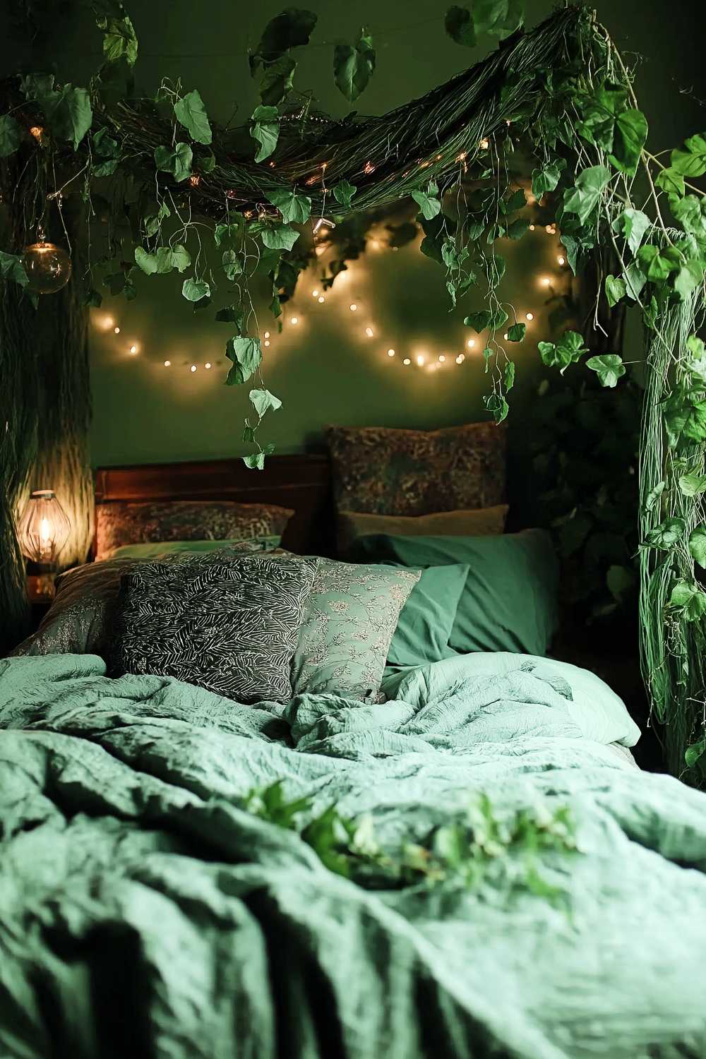 25+ Green Witch Bedroom Aesthetic Inspirations Straight from the Witch ...