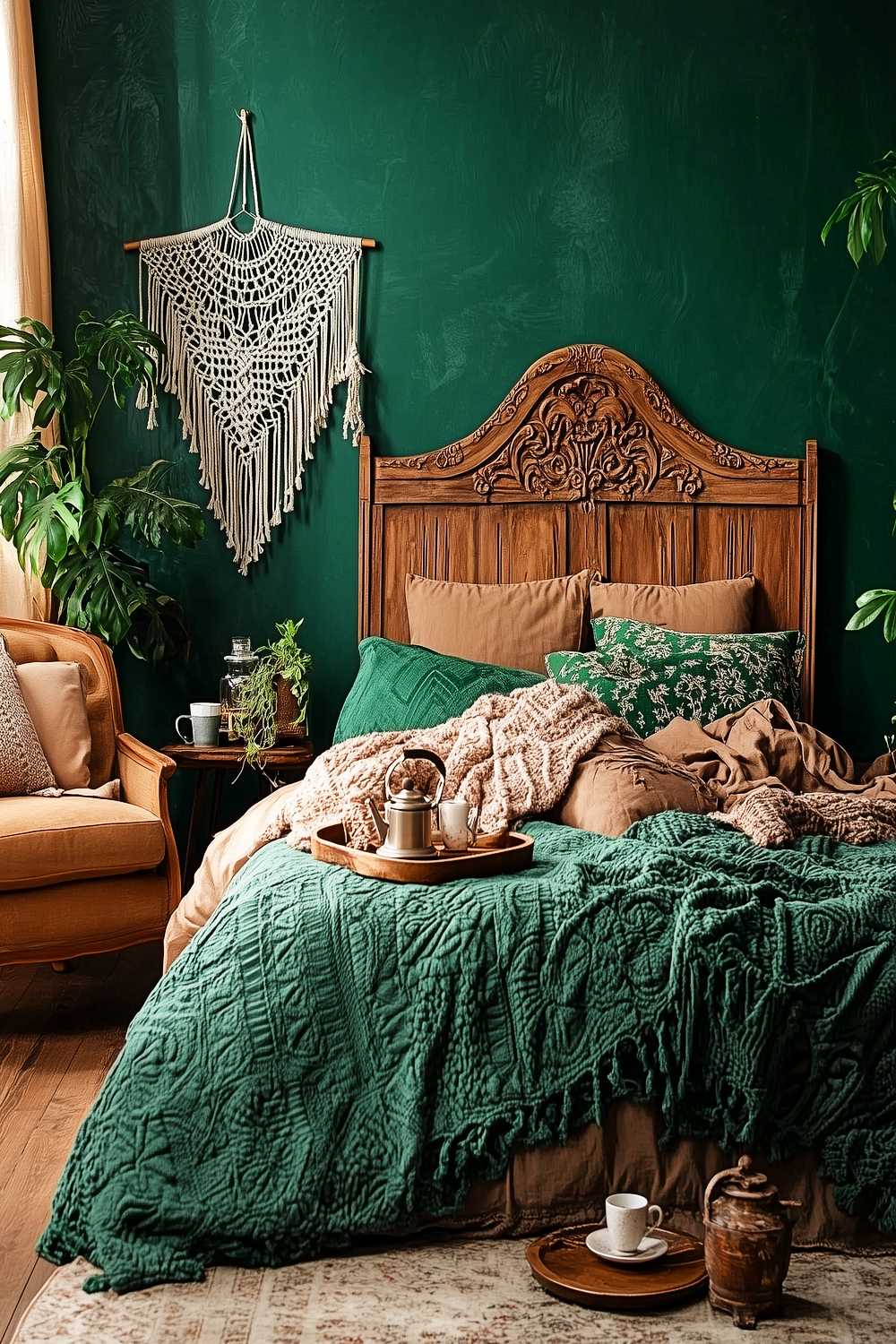 25+ Green Witch Bedroom Aesthetic Inspirations Straight from the Witch ...