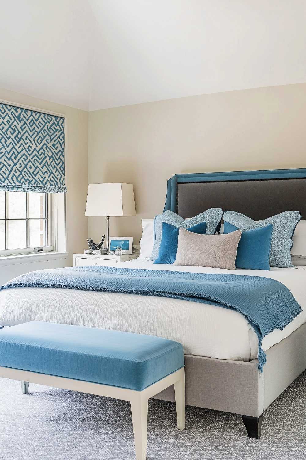 25+ Grey and Teal Bedroom Ideas to Ride the Wave of Style - HearthandPetals