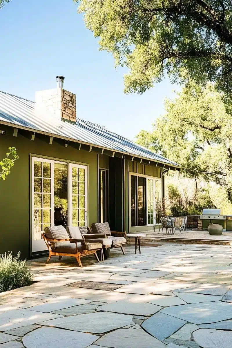 Huge windows, cozy patio, and a furniture spread under the sun that's cooler than your ex's Instagram. Nature even RSVP'd with leafy invites.