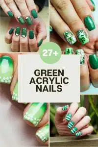 These green acrylic nails are the ultimate I garden, but make it fashion vibe, flaunting stripes, flowers, and polka dots thatll outshine your houseplants.