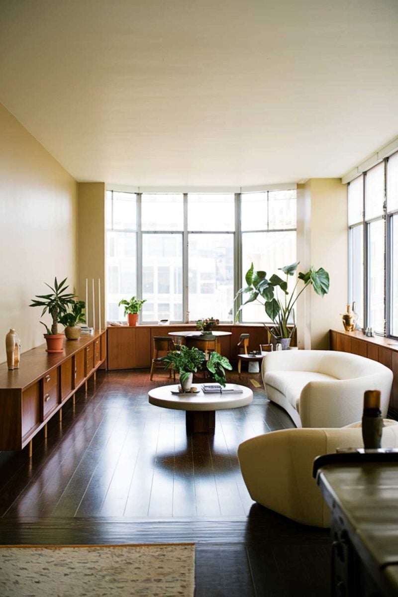 Beautiful view of Luxury Studio Apartment With Mid-Century Modern Design