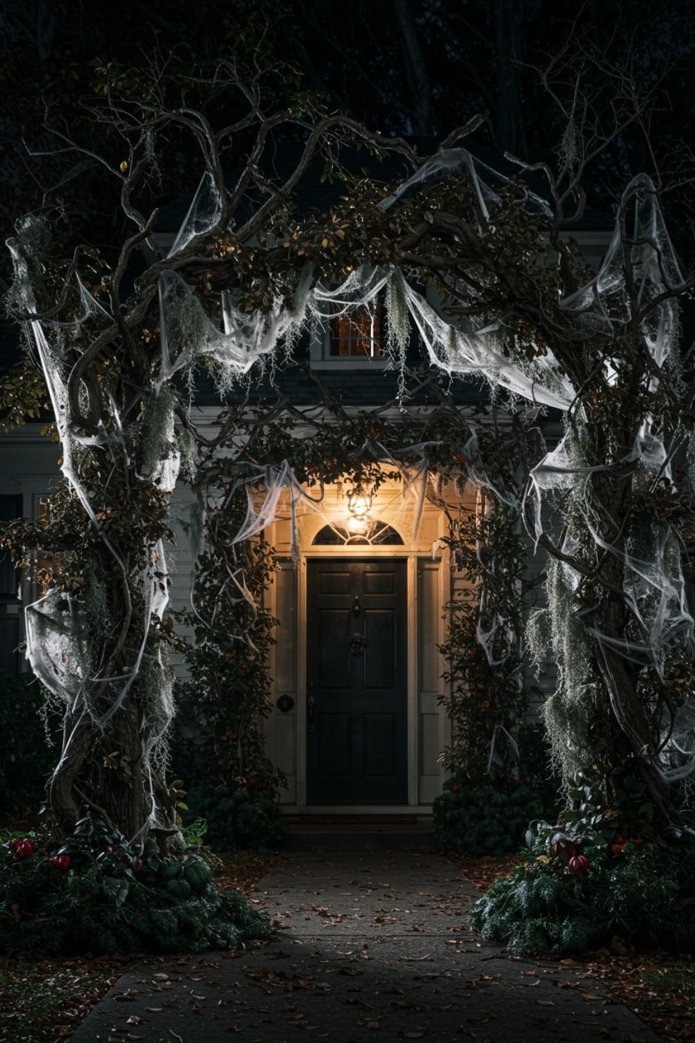 Twisted Tree Branch Archway: A Sinister Natural Portal