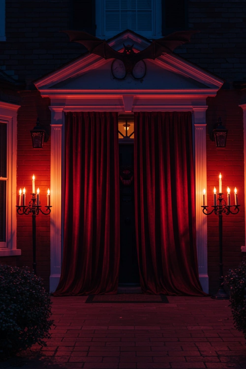 Vampire's Lair Entrance: A Gothic, Bloodthirsty Welcome