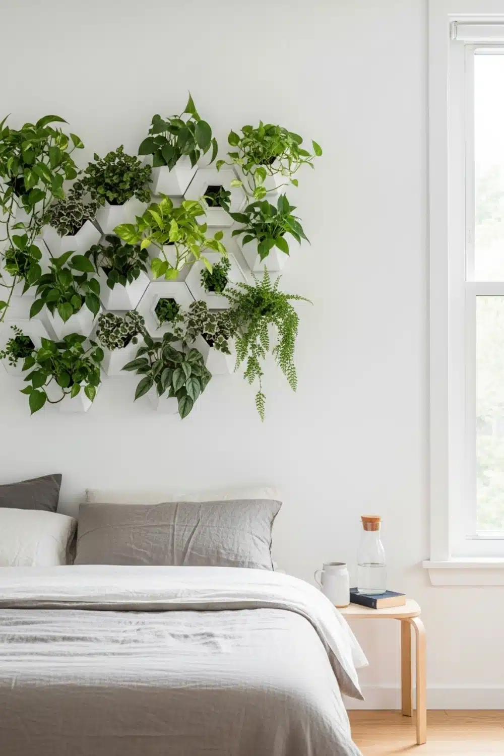 Bring Your Bedroom to Life With a Living Plant Wall