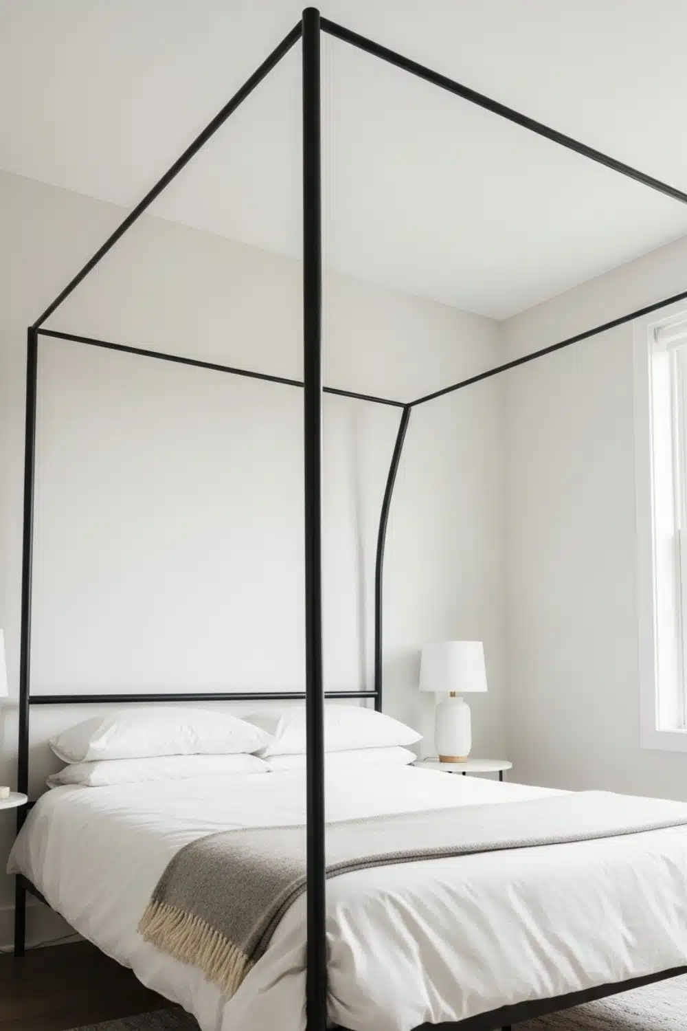 Frame Your Bed With a Deconstructed Canopy