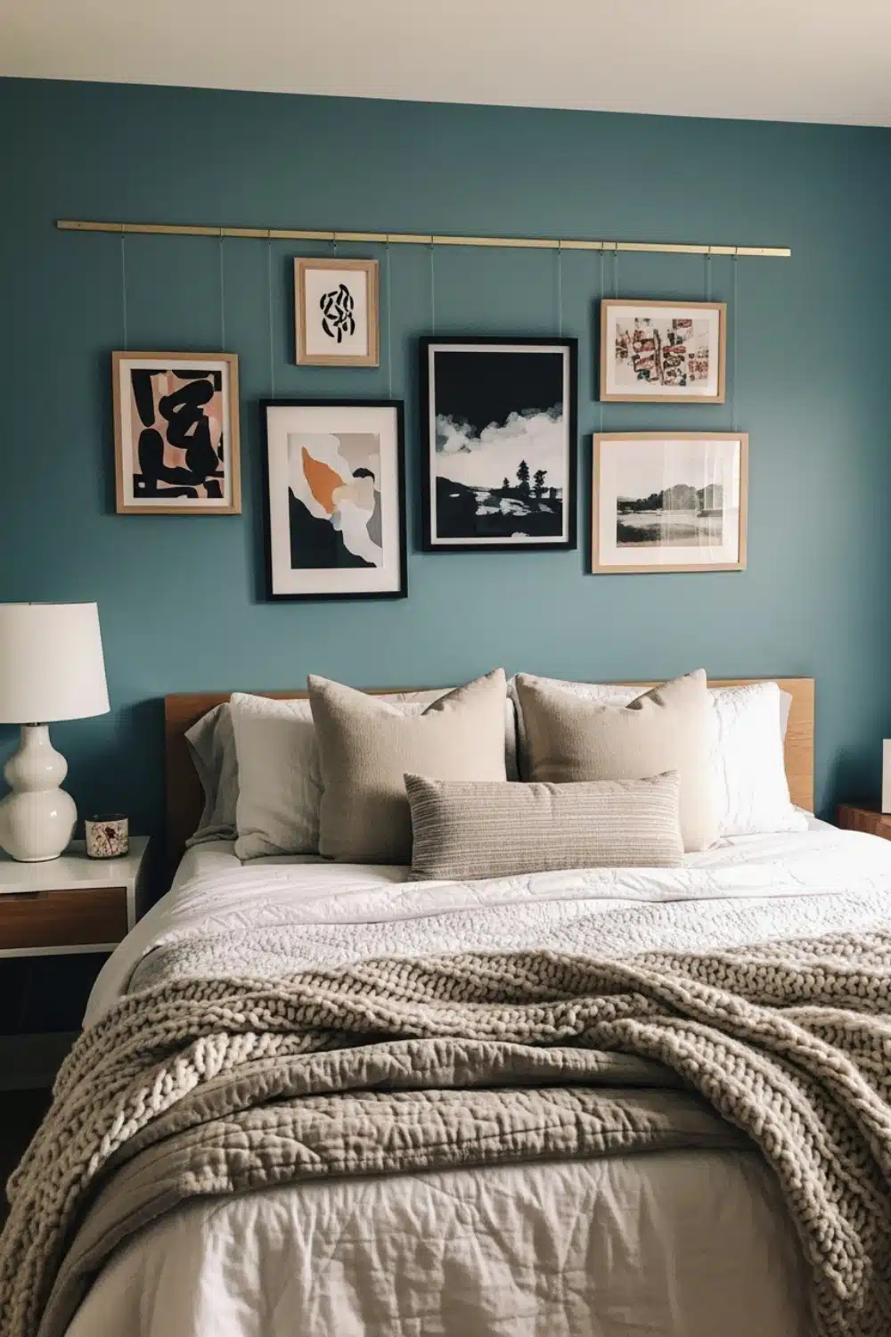 Hang a Floating Art Gallery With a Picture Rail