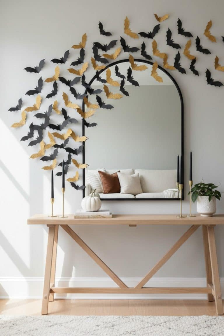 plan a Halloween entry that feels chic, not cheap