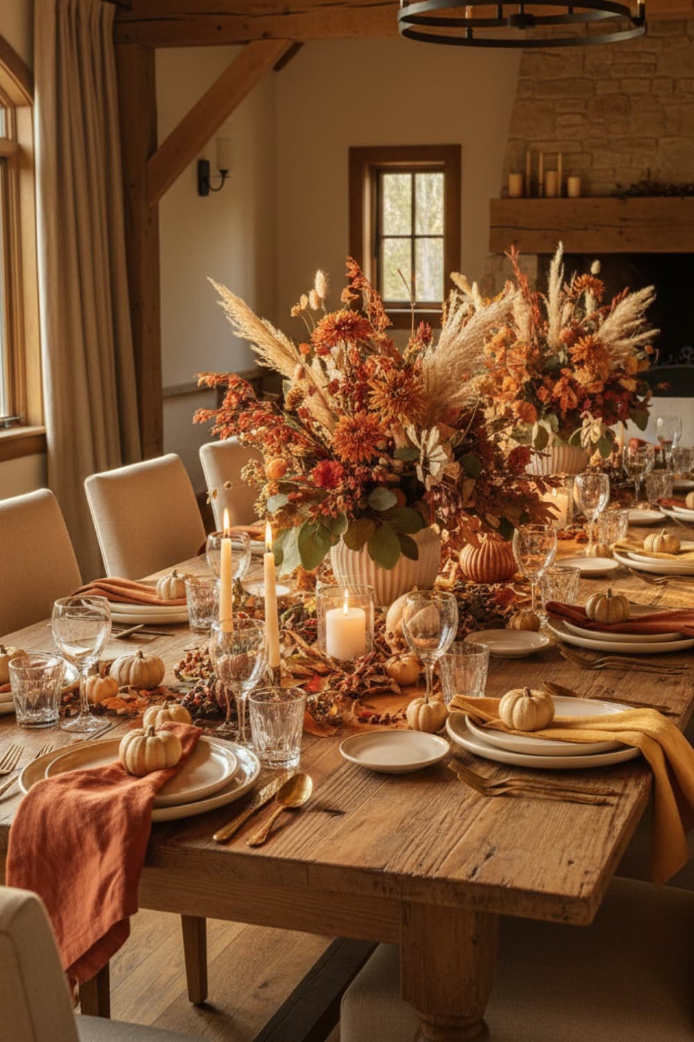Set a Warm Friendsgiving Table with Rich Autumn Hues