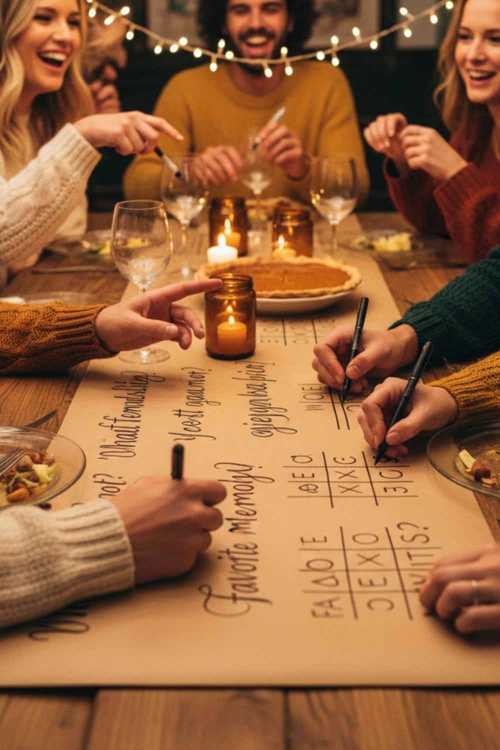 Turn Your Table Runner Into an Interactive Friendsgiving Game