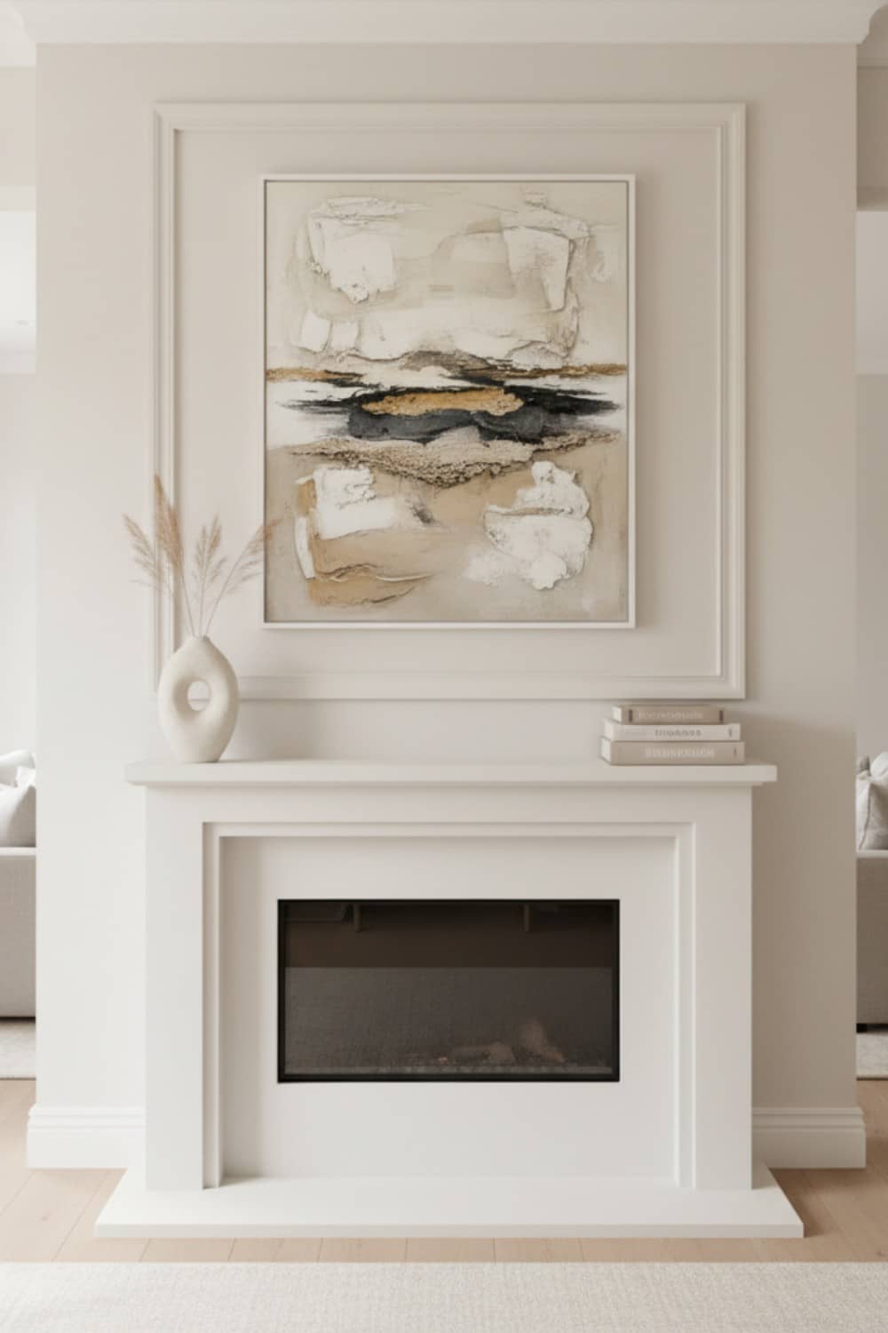 Create an Architectural Frame for Your Mantel Art