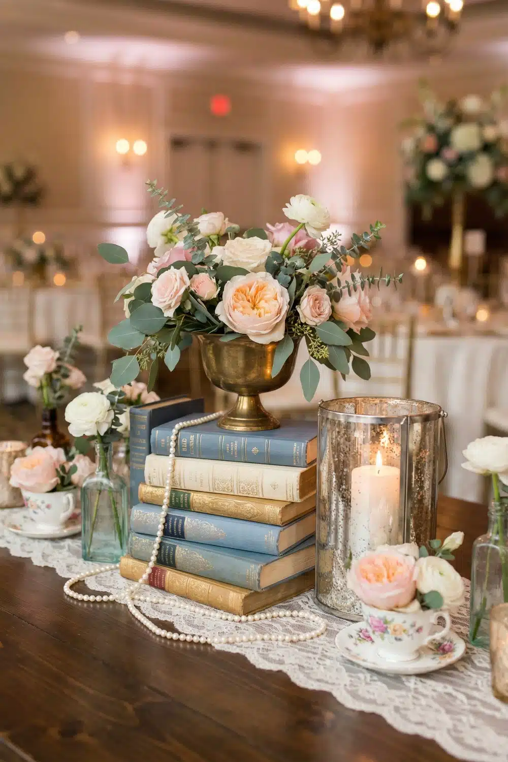Indigo Clothbound Volumes and Golden Chalice