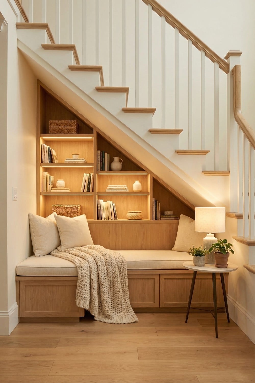 Under Staircase Ideas Interior Designers Actually Recommend - Hearth ...