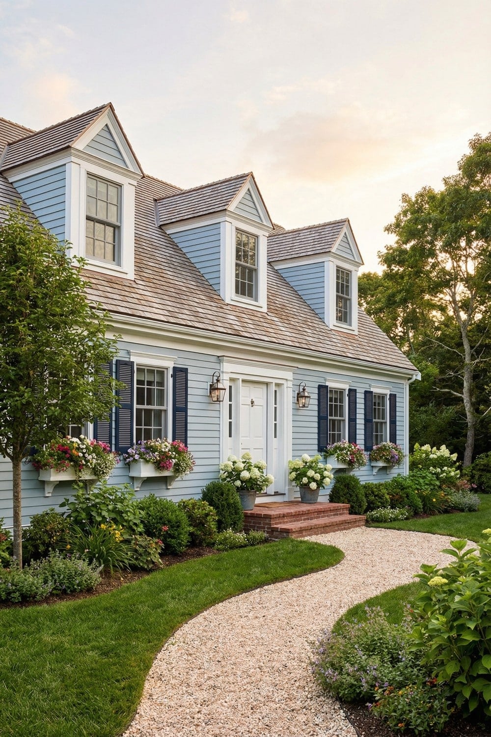 Refined Design Details for an Authentic Cape Cod House Exterior ...