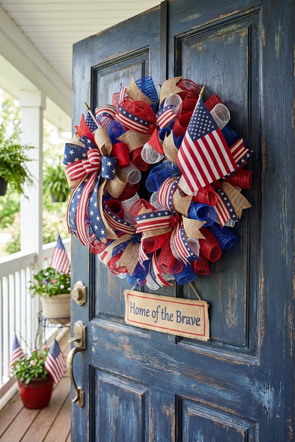 The 4th of July Wreaths for Front Door Trending This Season - Hearth ...