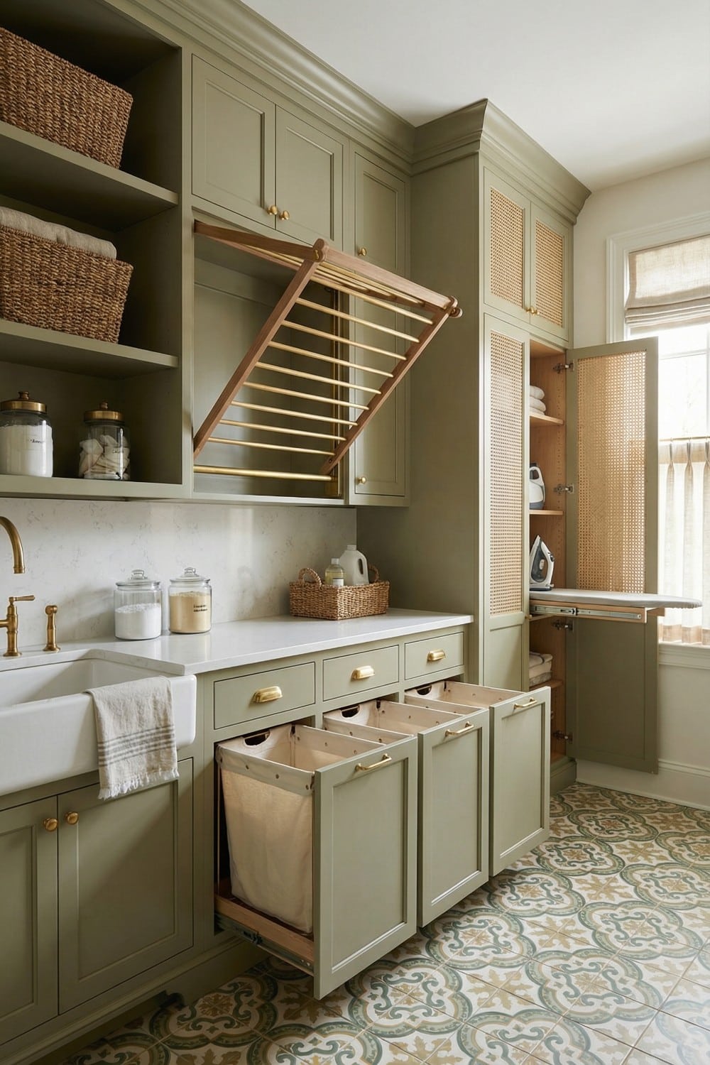 Sophisticated Design Elements Found In An Elegant Laundry Room - Hearth ...