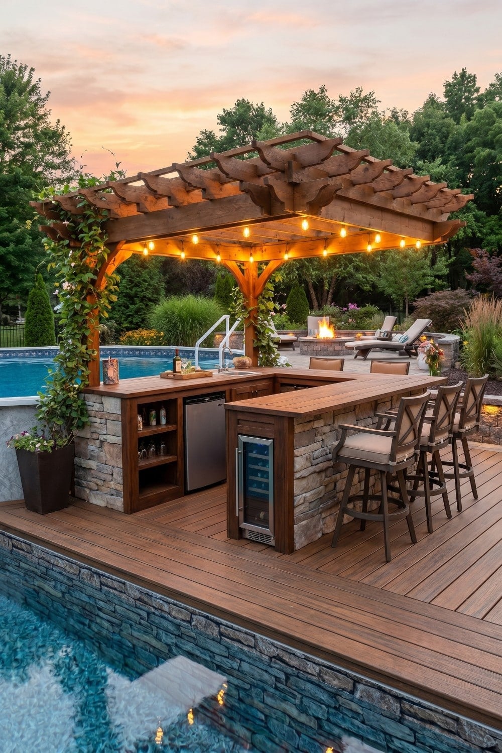 Pool Ba Make Your Pool The Ultimate Hangout Using These Above Ground Pool Bar ...