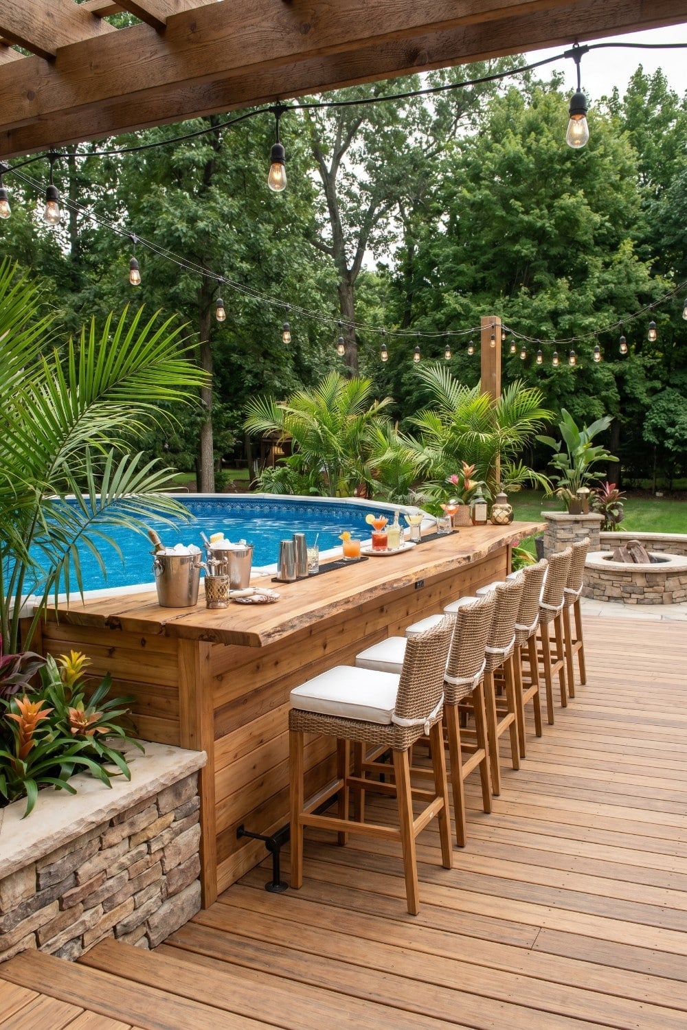 Pool Ba Make Your Pool The Ultimate Hangout Using These Above Ground Pool Bar ...